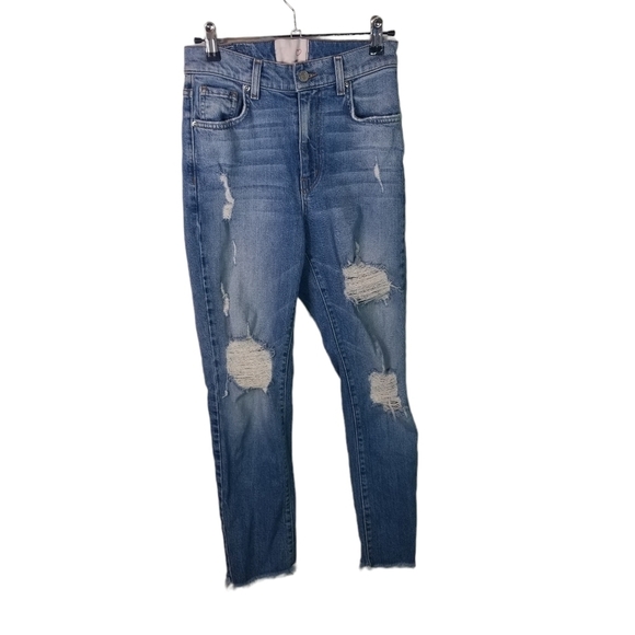 Revice distressed high rise jeans - Picture 1 of 11